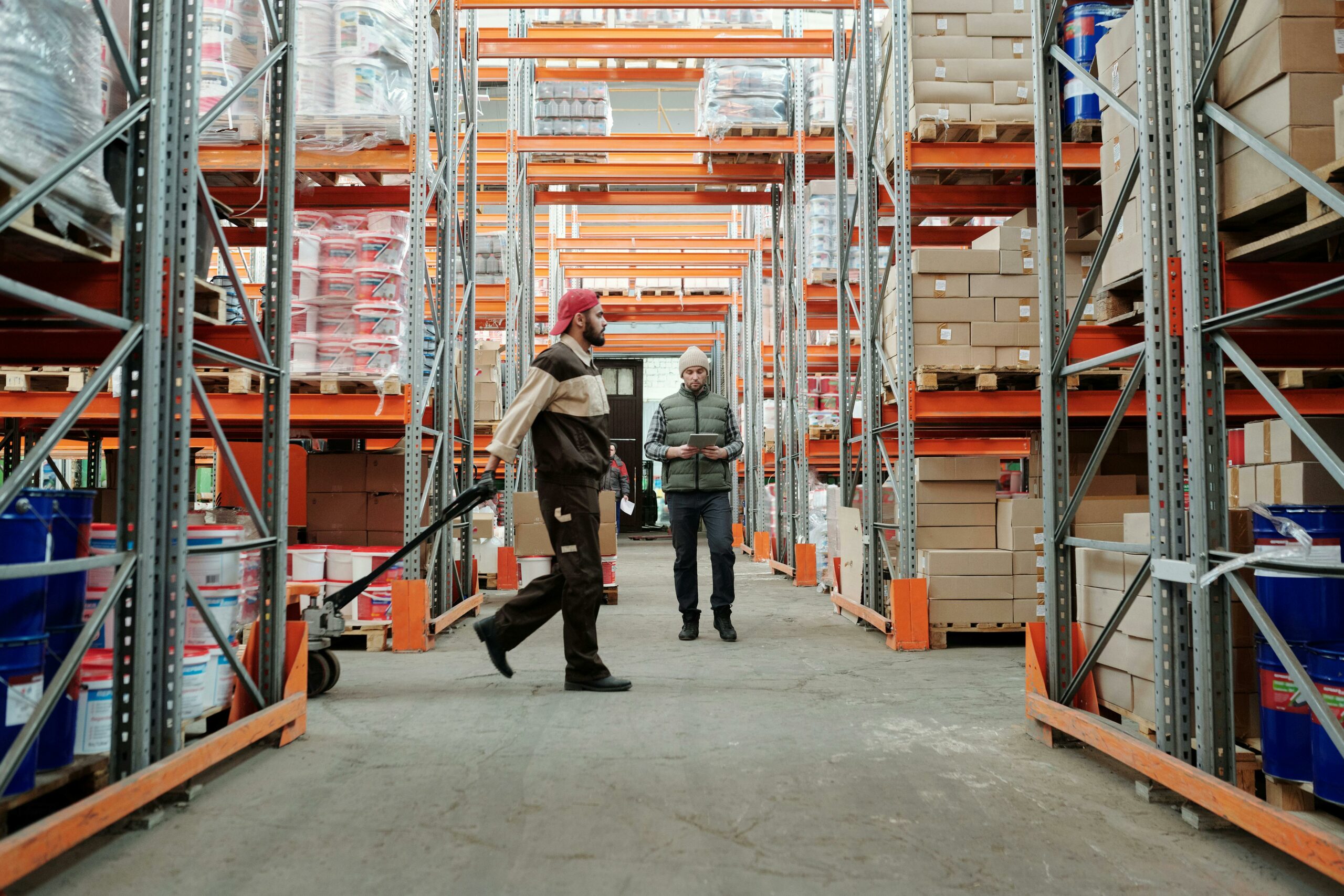 warehouse operatives working with heavy equipment who need to be protected under employee health and safety laws